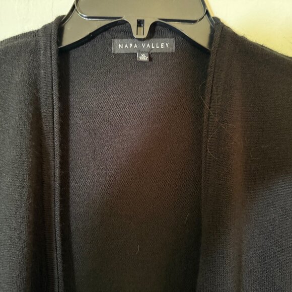 Napa Valley Open front long sleeved cardigan sweater - Picture 2 of 4